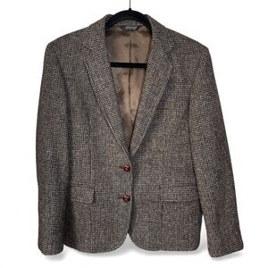 VTG Dartmouth Outfitters James Campion Women’s Wool Blazer Jacket Size 10 Tweed